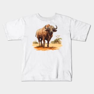 African buffallo Kids T-Shirt